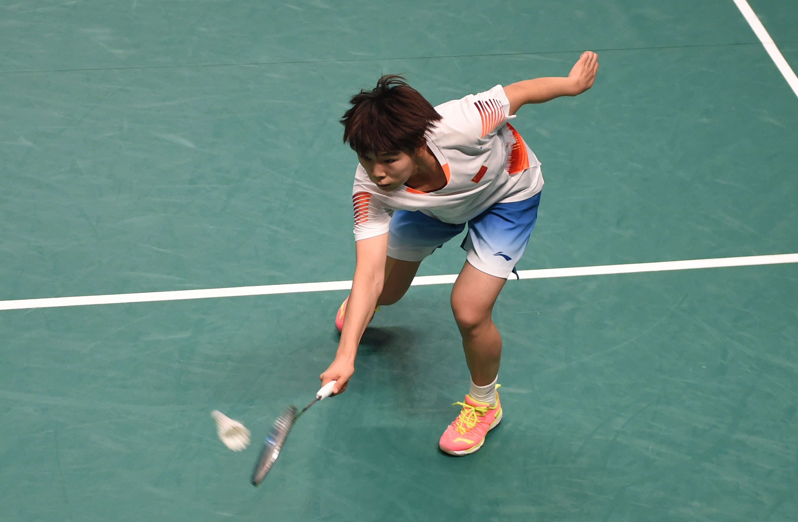 泰山队在防 泰山队在防